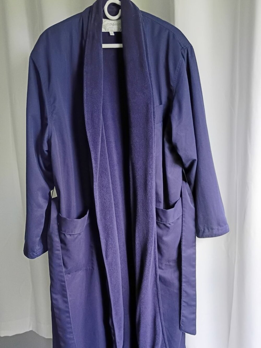 Cypress Hotel and Spa Blue/Purple Luxury Egyptian Cotton Robe
